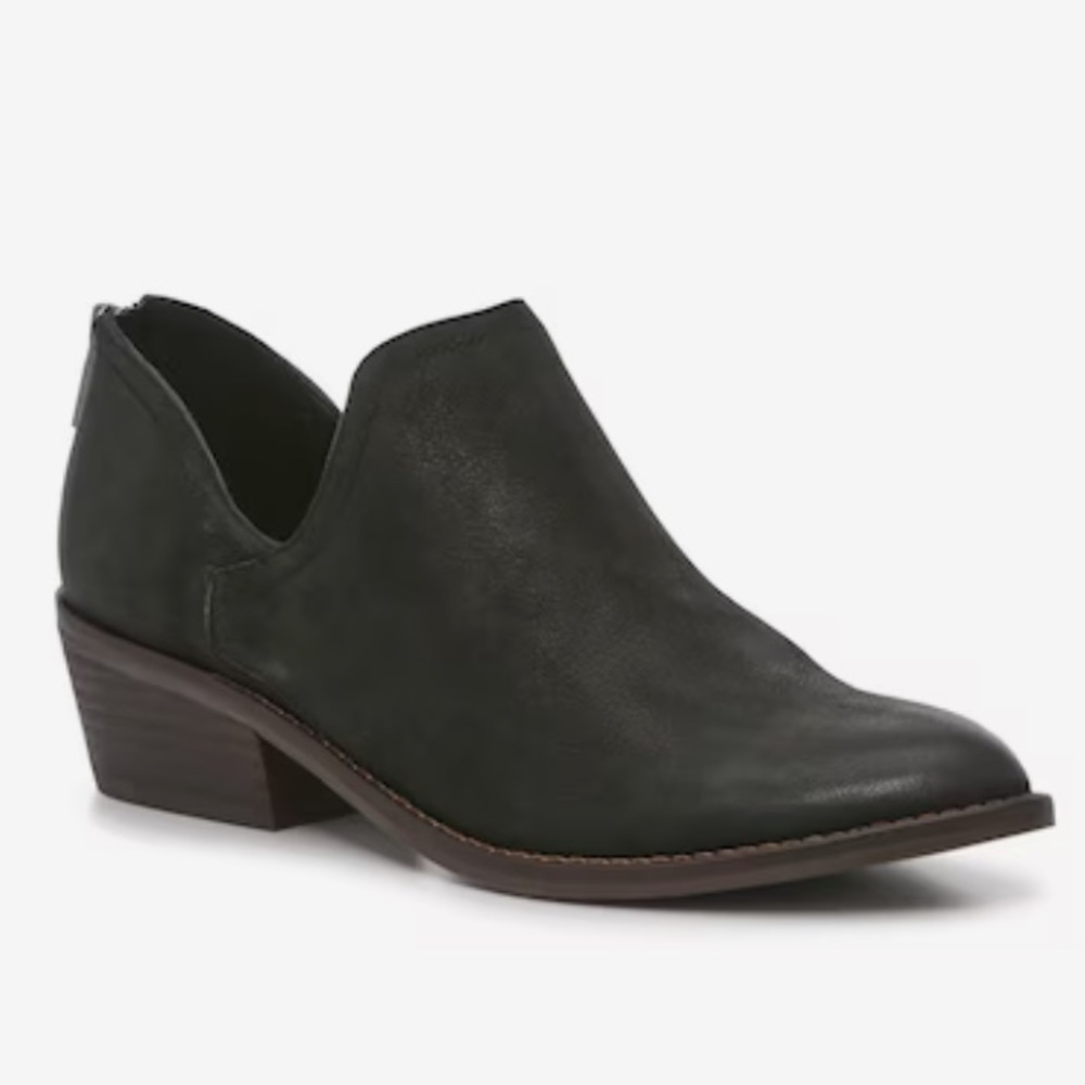 Lucky Brand Fatina Bootie black leather sz 6.5